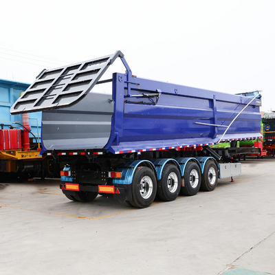 3 Achsen U-Form/Dump-Typ/Tipper/Tipping-Semianhänger mit Automatikgetriebe