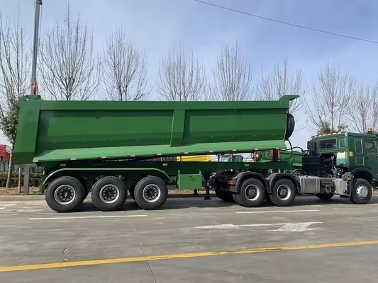 Hyva Dumper Box Van Halbanhänger für Sand- und Erztransport Elektrizität