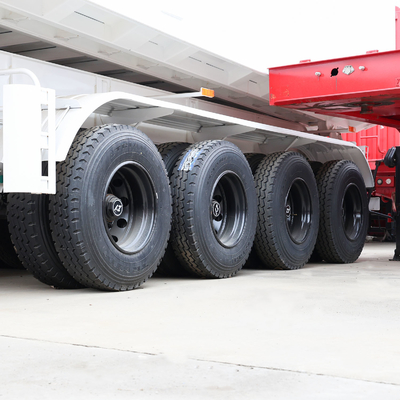 351-450 PS Halbrohr Hinterdump Truck Anhänger Tipper Halbanhänger mit 4 Achsen 40cbm 80tons