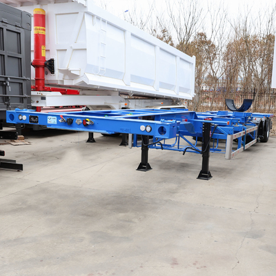 Multi-Funktion Flachbett Skeleton Flachbett Semi-Trailer Container Trailer mit 007 Design
