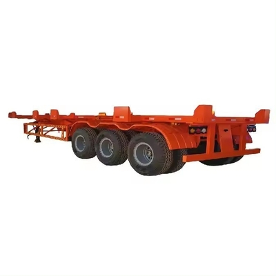 20FT 45FT Skeletter Verwendet Semi 40FT Skeletter Container Chassis Anhänger Semi-Anhänger