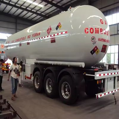 30 Tonnen Ladekapazität Anpassung LPG CNG LNG Tanker Gasbehälter Anhänger für LPG-Transport