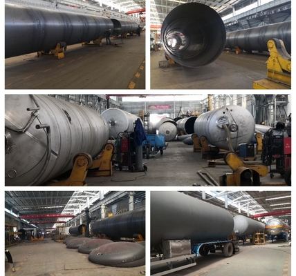 3 Achsen 56000L 28t LPG-Gas-Transport-Tank Semi-Anhänger für die Gaslieferung über weite Strecken