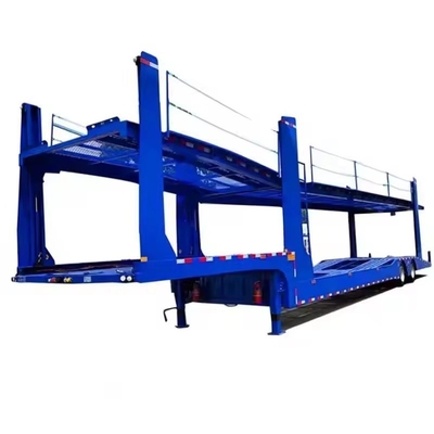 Mittelschwere 2 Achsen Einräder Transport SUV Skelett Flatbed Selbst-Dump Tippen Auto Träger LKW Semi-Anhänger