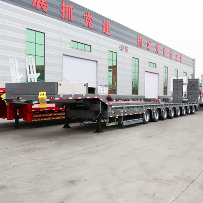 Flatbed Semi-Trailer Heavy Duty Low Bed Semi-Trailer für ein Jahr Nachverkaufsservice