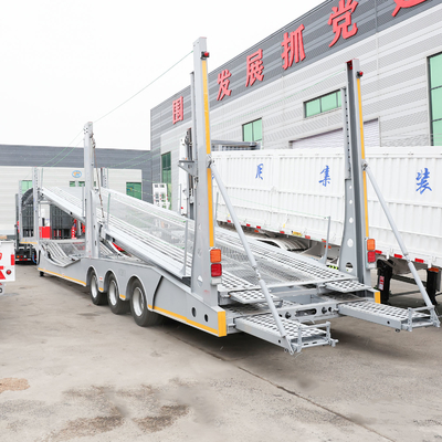 4 Achsen Schwerlastbehälter Lowboy Anhänger Lowbed Low Bed Truck Halbanhänger mit Profil 2240mm