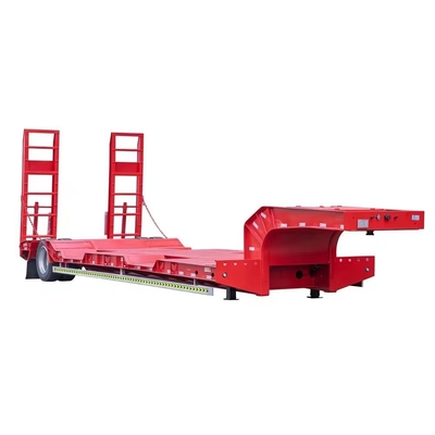 Low-Bed/Lowboy Semi-Trailers 3/4 Achs Low Loader Trailers mit Wabco Bremsklappe