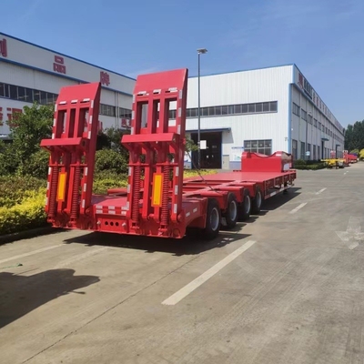 Low-Bed/Lowboy Semi-Trailers 3/4 Achs Low Loader Trailers mit Wabco Bremsklappe