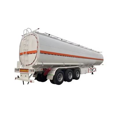 45000 Liter Edelstahlöltankspeicher Brennstoffbehälter Halbanhänger für Flachbetttransport