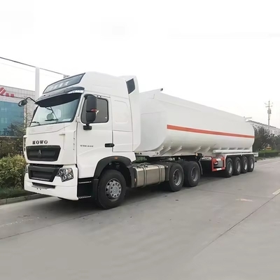 12 Reifen Aluminium Kraftstofftankschiff Halbanhänger für Rohöl Benzin Diesel und mehr