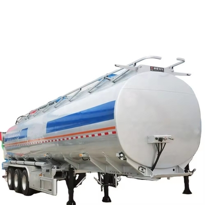 12 Reifen Aluminium Kraftstofftankschiff Halbanhänger für Rohöl Benzin Diesel und mehr
