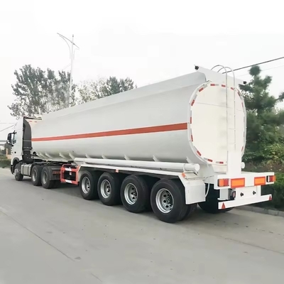 12 Reifen Aluminium Kraftstofftankschiff Halbanhänger für Rohöl Benzin Diesel und mehr