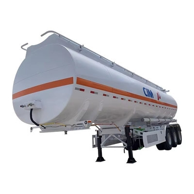 3 Achsen Aluminium 45000 Liter Benzin Rohöl Tankwagen Anhänger Kraftstoff Tankwagen Halbanhänger
