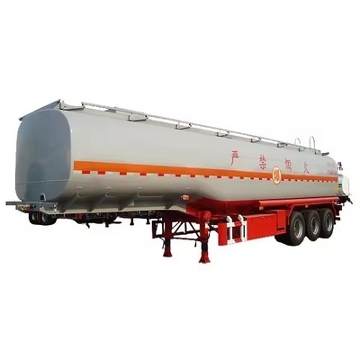 3 Achsen Aluminium 45000 Liter Benzin Rohöl Tankwagen Anhänger Kraftstoff Tankwagen Halbanhänger