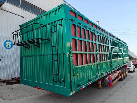 2/3/4 Achsen Handelszaun Tiervieh Semi-Anhänger ohne ABS Anti-Block Bremse