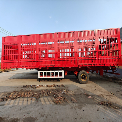 60 Tonnen schwere Schutzzäune für Laderautos mit 13000*2500*3250mm Fallseitenwand