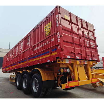 13000*2500*3250mm Stahl-Fahrgestell Zaun Halbanhänger für den Güterverkehr