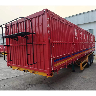 003 3 Achsen 30cbm 50t Fence Ladungsträger Anhänger für den Transport von Nutztieren