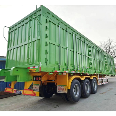 Flatbed High Side Semi-Trailer mit 13000*2500*3250mm Schwerlastzaun Ladekapazität