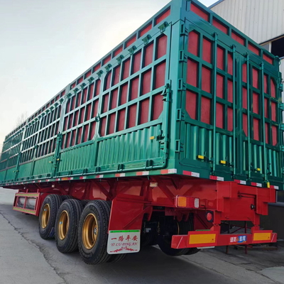 13000*2500*3250mm 3 Achsen Getreidetransport Zaun Halbanhänger Ladungspfahl Halbanhänger