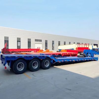 Flachbett-Semi-Anhänger für 20 FT oder 40 FT Container BPW/Fuwa Achsen und verriegelbares System