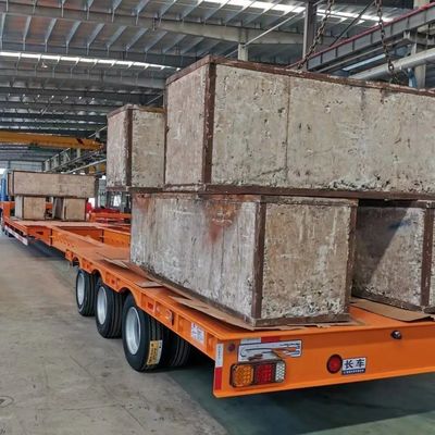 Flachbett-Semi-Anhänger für 20 FT oder 40 FT Container BPW/Fuwa Achsen und verriegelbares System