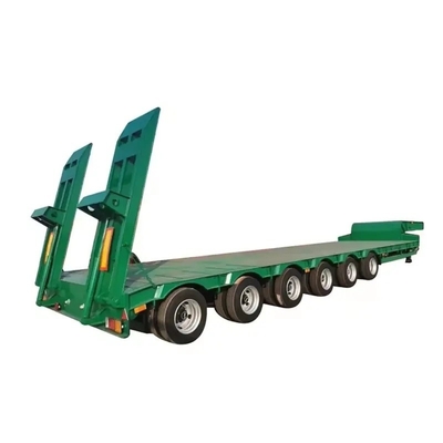 2240 mm Lauffläche 3 m Breite 60 Tonnen Niedrigbettanhänger 3 Achsen für den Transport von Maschinen
