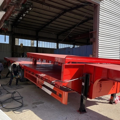 ABS-Anti-Block-Bremssystem 3 Achsen 40 Tonnen niedrig liegender Semi-Lkw-Anhänger für Traktor-Lkw